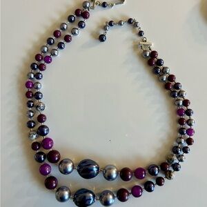 MINT marked JAPAN vintage multi-strand Beaded Necklace
